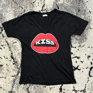 Lauren Moshi Kiss Lips T-Shirt